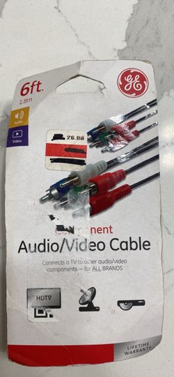 GE Component Audio/Video Cable 6ft