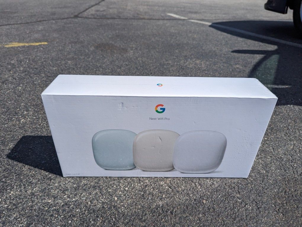 Google Nest Wifi Pro 3 Pack Tri Color $275 OBO