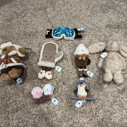 NWT Jellycat Ski Club World Exclusive Los Angeles