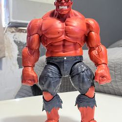 Red hulk action figure