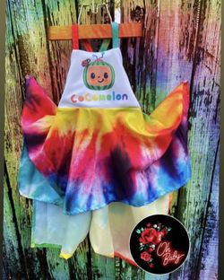 Cocomelon 18m-24m Custom Dress.
