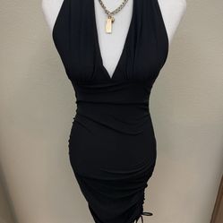 Black Halter Dress