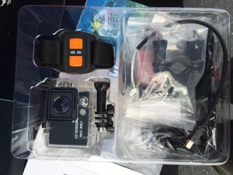 Go pro 4 alternative camera with watch