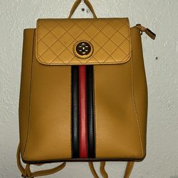 Orange/ mustard backpack