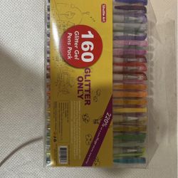 160 Glitter Gel Pens 