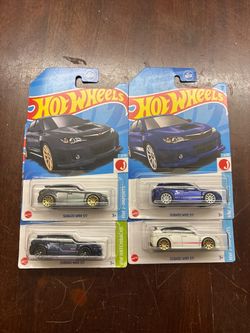 Hot Wheels Subaru WRX STI 4-Pack