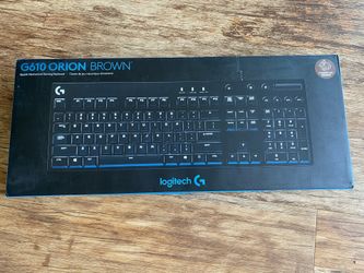 Logitech G610 ORION BROWN Backlit Mechanical Keyboard