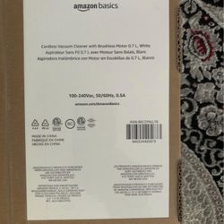 Amazon Basics Battery Powered Vacuum
