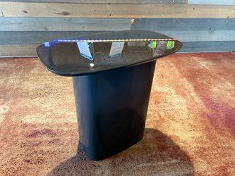 WEST ELM Black Superellipse End Table