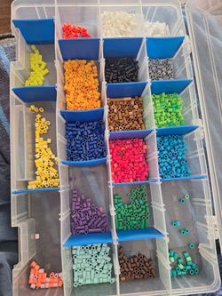 Beads and tray