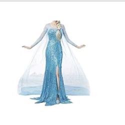 Elsa  Halloween Costume - Size Medium 