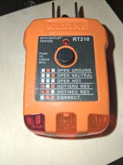 Klein Tools RT210 GFCI Outlet Tester