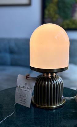 Hearth & Hand with Magnolia Glass & Brass Finish Table Lamp