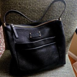 Kate Spade Black Glitter Handbag 