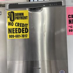 WHIRLPOOL STAINLESS STEEL DISHWASHER 