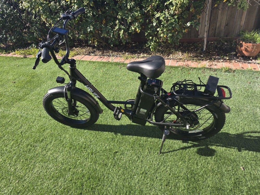 20"*3.0 Fat Tire Electric Bike for Adults, 1000W Peak Motor, 28MPH, 48V Removable Battery, 80-Mile