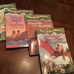 4 Magic Treehouse Books