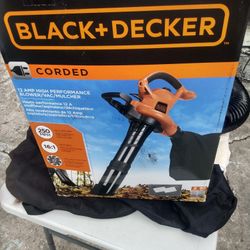 Black An Decker Leaf Blower An Vacuume