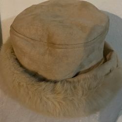 Beige Fur Hat
