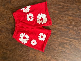 Denim tear shorts