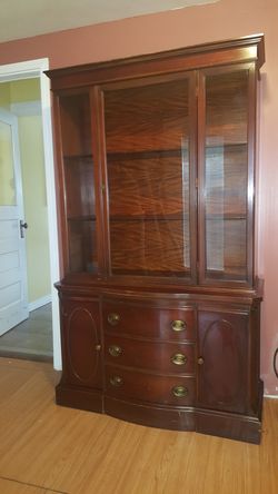Real Cherry wood China cabinet