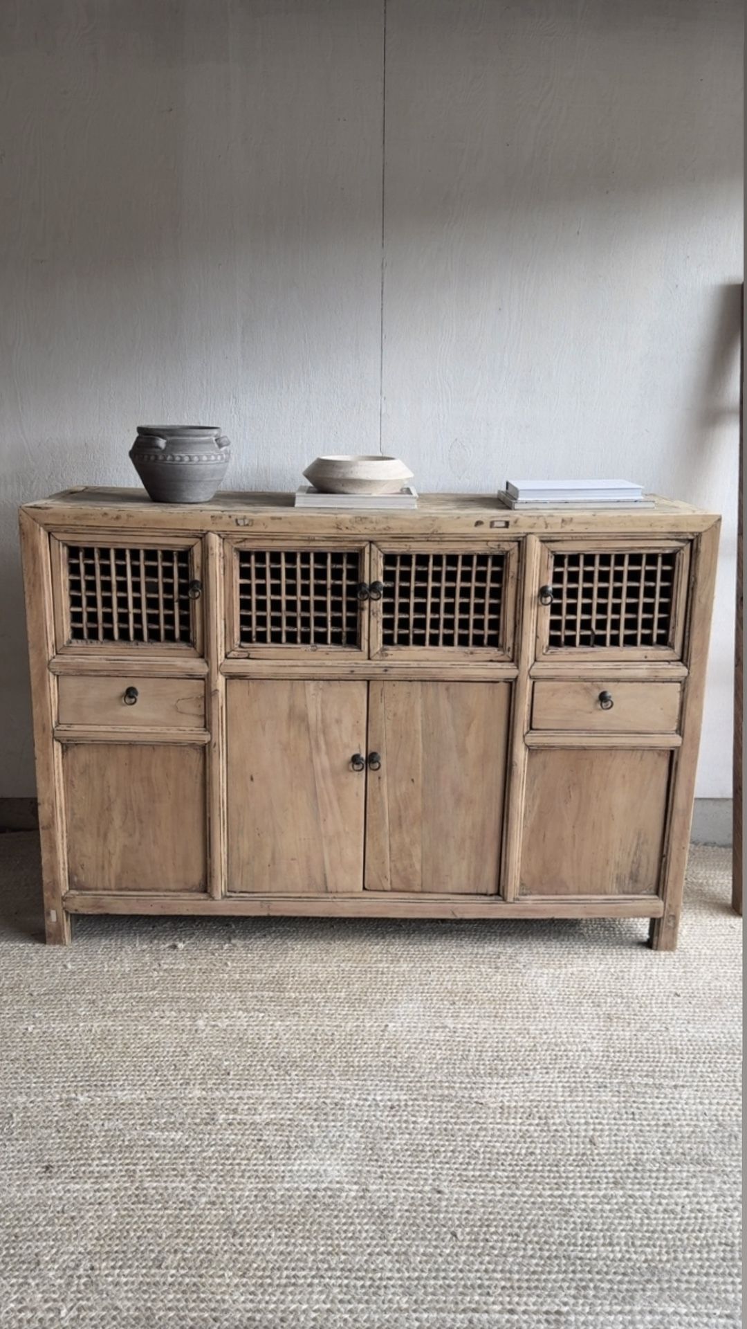 Antique elm Sideboard cabinet