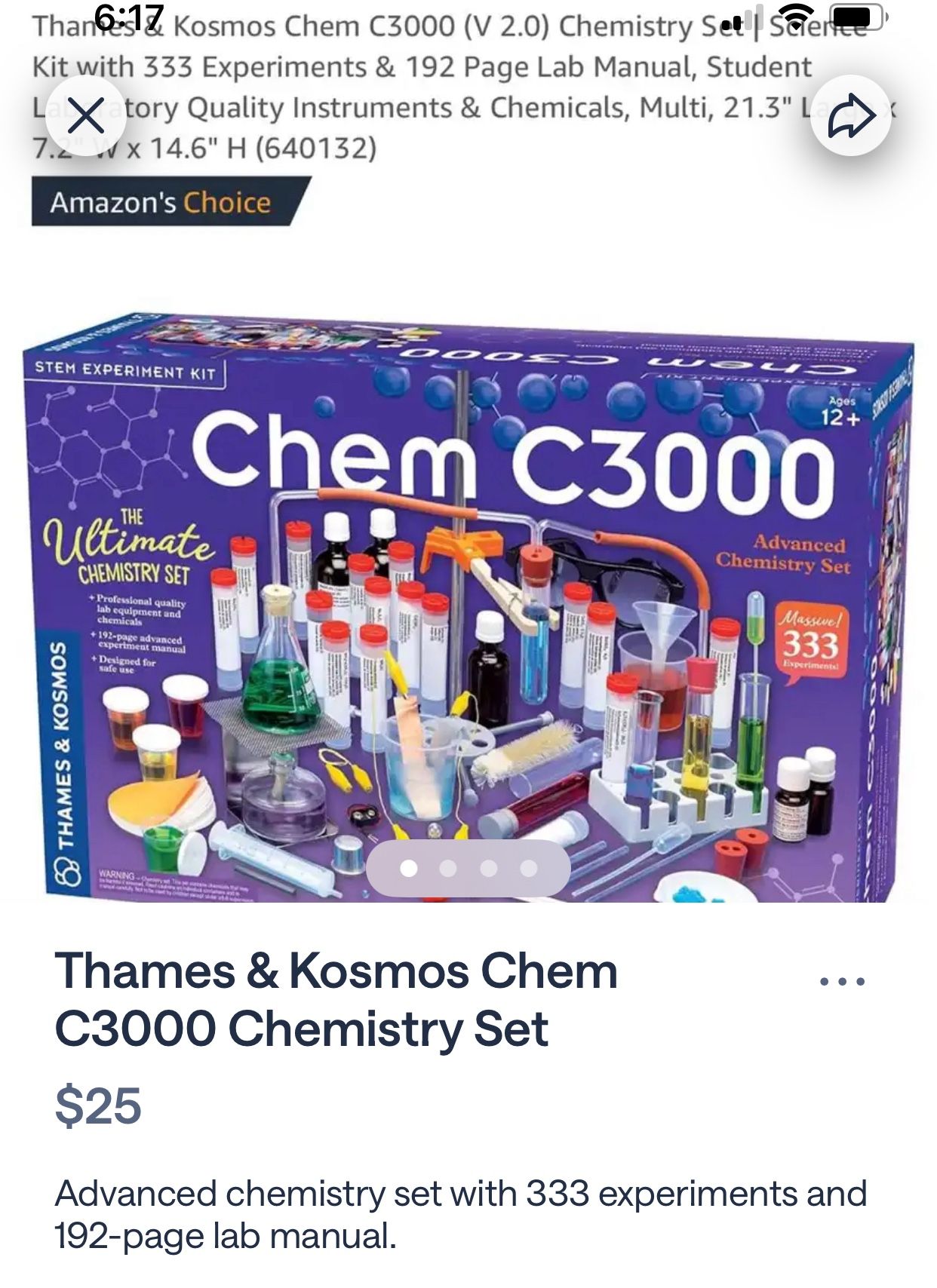 Thames & Kosmos Chem C3000 Chemistry Set
