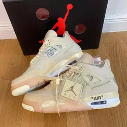 Off white Jordan 4 Size 10