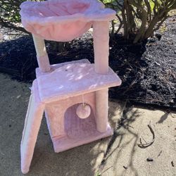 New! Small Pink Cat Tree