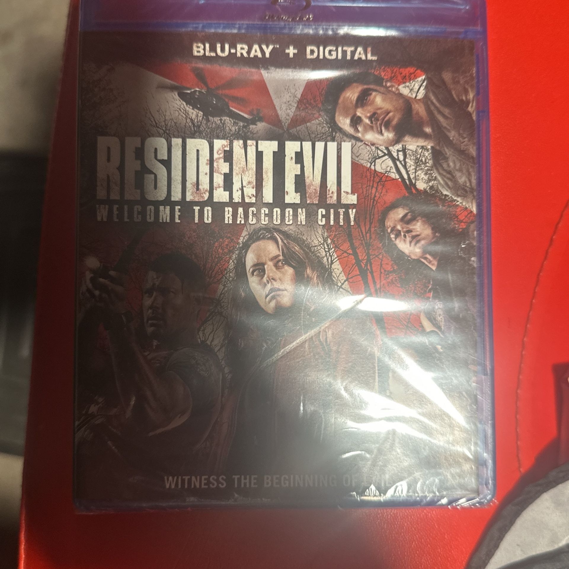 Blu-ray plus Digital code movie resident evil
