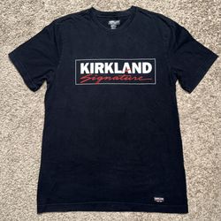 Costco - Kirkland Signature - Black Logo T-Shirt - Men's Medium - Women's Large