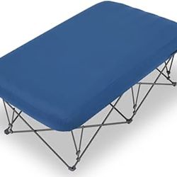 Camping Cot,Camping Cots for Adults,Folding Camping Cot with Inflatable Air Mattress and Carry Bag,for Outdoor Travel Camp Beach Vacation (not Include