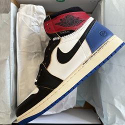 Jordan 1 Union LA Fragment Varsity Red Sport Royal Blue Size 10