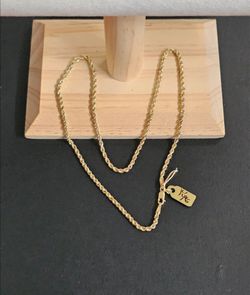 14k gold necklace 16 inch