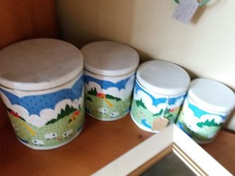 Set of Four Canister Set