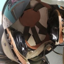 MILITARY  VIETNAM  PILOT  HELMET