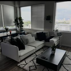 IKEA Sectional Sofa with chaise - GOOD as New