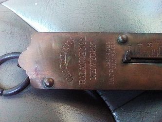Vintage scale, 8 inch