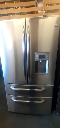 GE  French Door Stainless Steel Refrigerator Fridge
