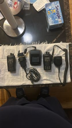 2 Kenwood Nexedge NX300 Portable Radios.