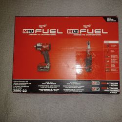 Milwaukee M18 Fuel/ M12 Fuel 2 Tool Combo Kit