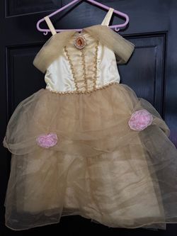 Disney Belle Princess Girls Costume Dress size 3
