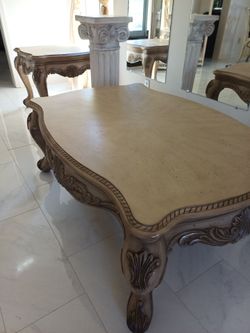 Living room table set