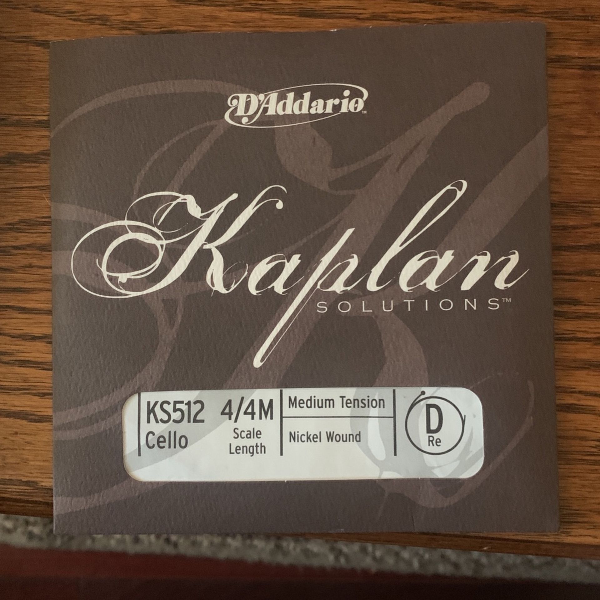 D Addario Kaplan 4/4 Cello D String New