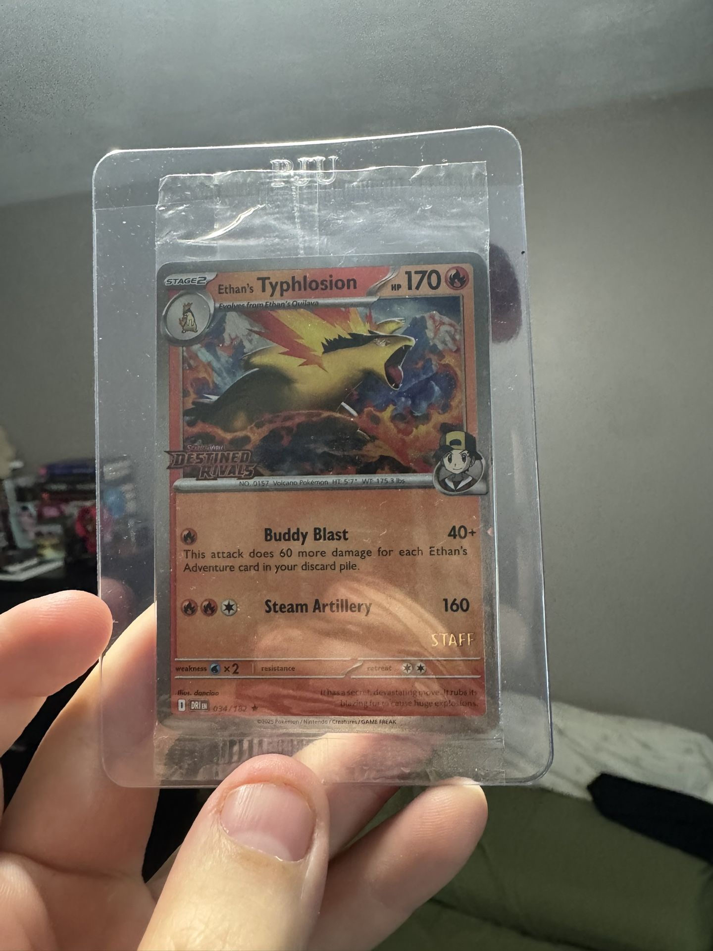 Ethan’s Typhlosion - Staff Prerelase Cards (3)