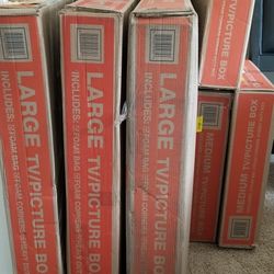 Home Depot Large And Medium TV Or Picture Boxes
