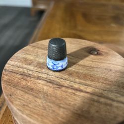 Sterling Silver Old German Tumble With Enamel