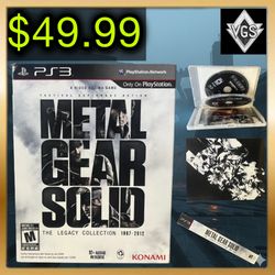 *CIB* Metal Gear Solid The Legacy Collection PS3 2013