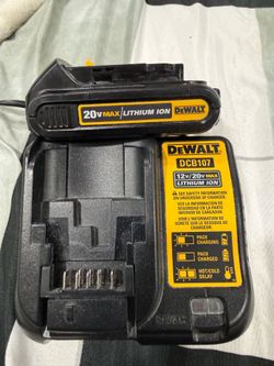 20-Volt MAX Lithium-Ion 4.0Ah Battery with 12-Volt to 20-Volt MAX Charger