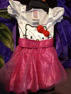 Hello Kitty Sanrio costume dress party dress up toddler infant outfit